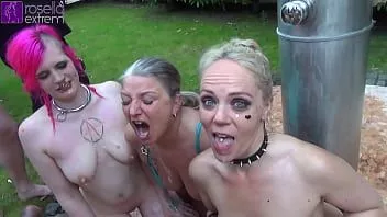 play 3 piss sluts in a piss sip madness!
