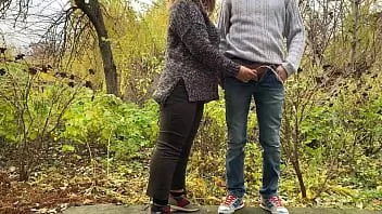 play Fat milf in tight pants knows how to hold my cock