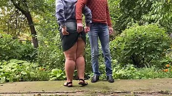 play Chubby amateur milf pissing outdoor